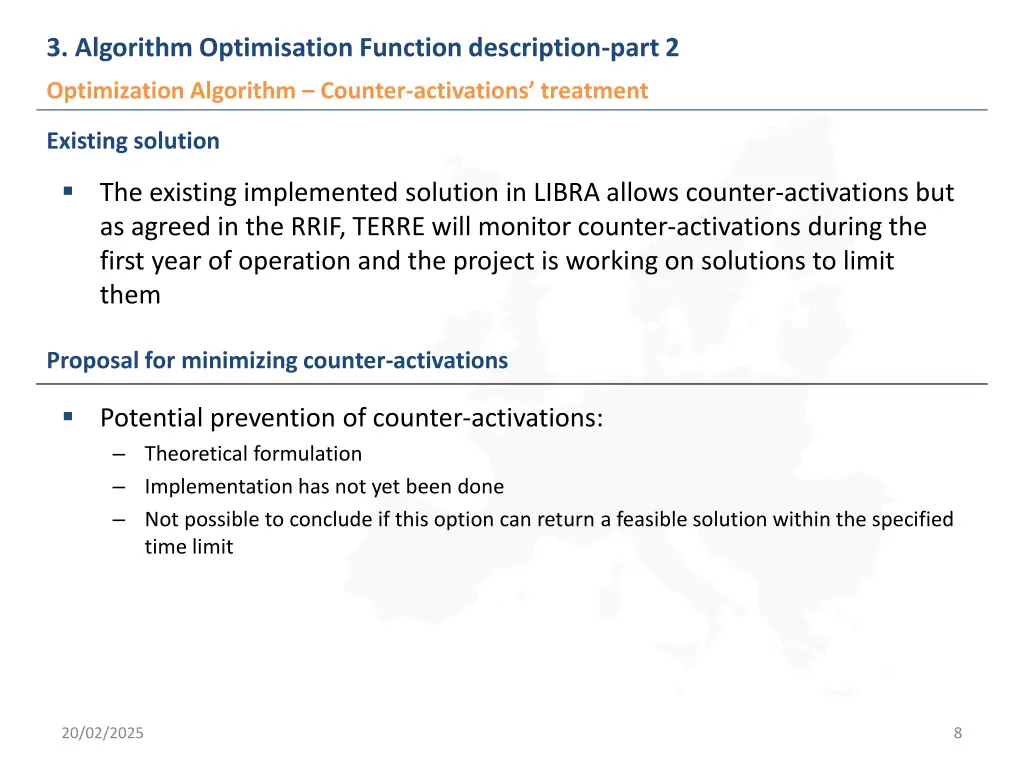 3 algorithm optimisation function description