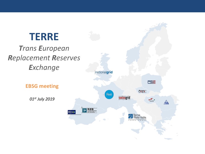 terre t rans e uropean r eplacement r eserves