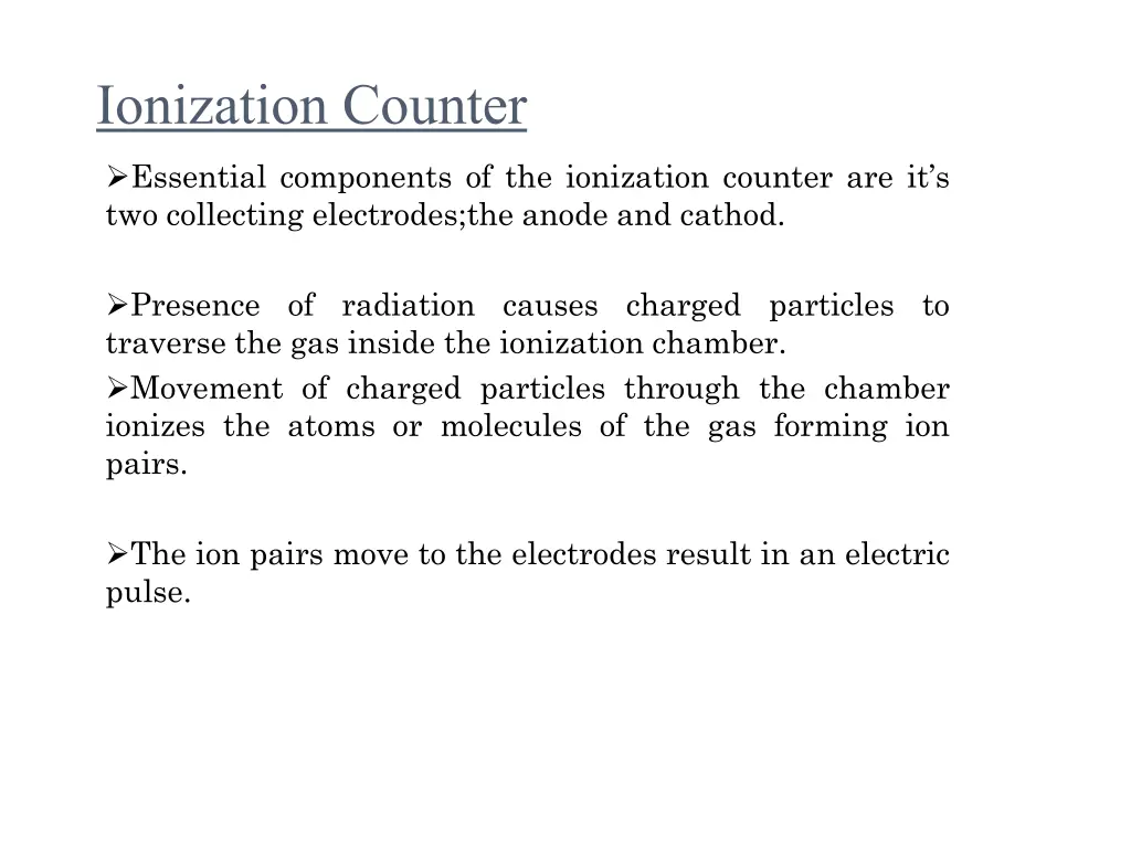 ionization counter