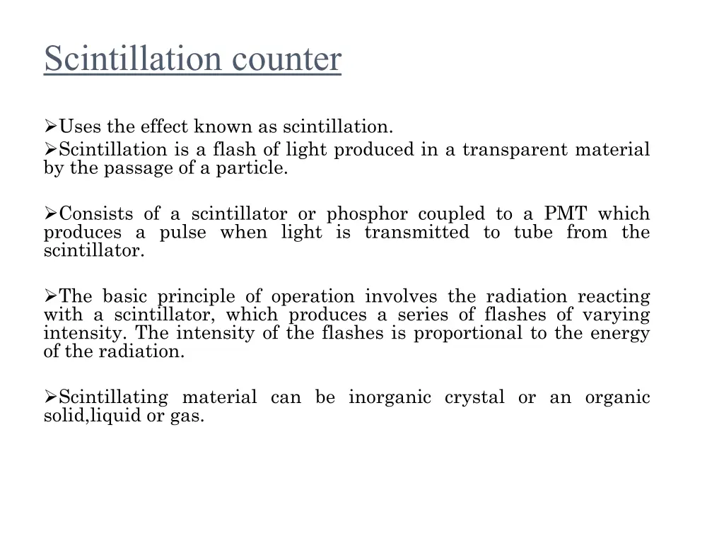 scintillation counter