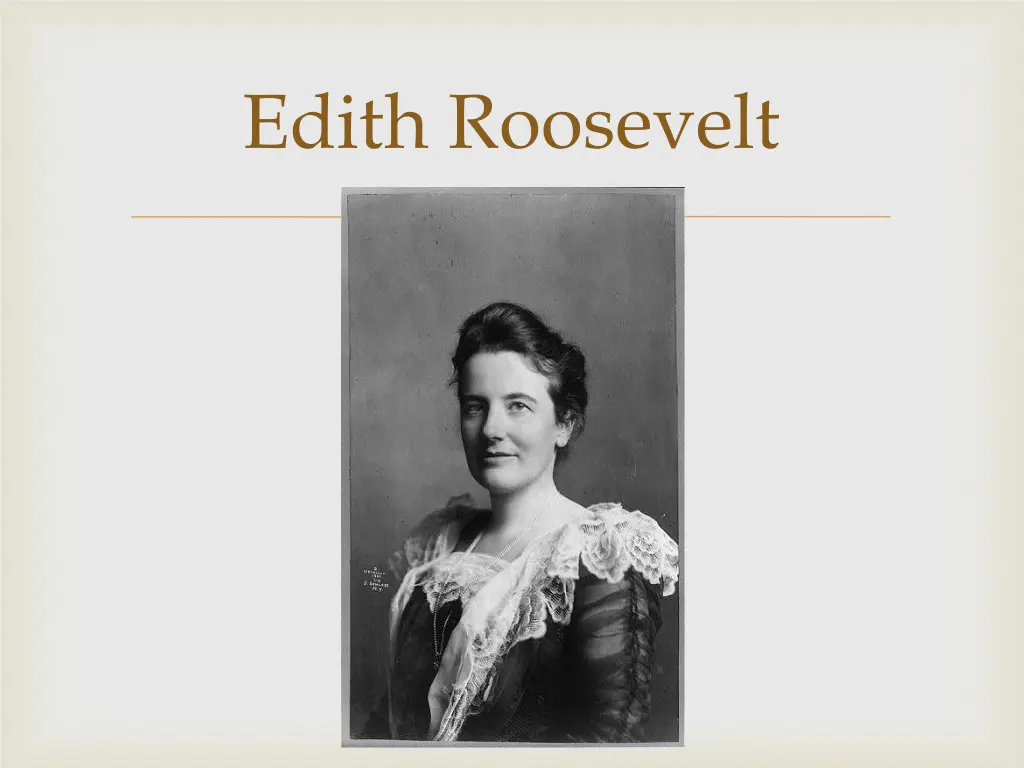 edith roosevelt