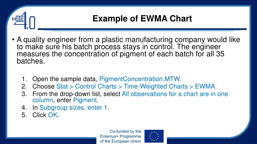 example of ewma chart