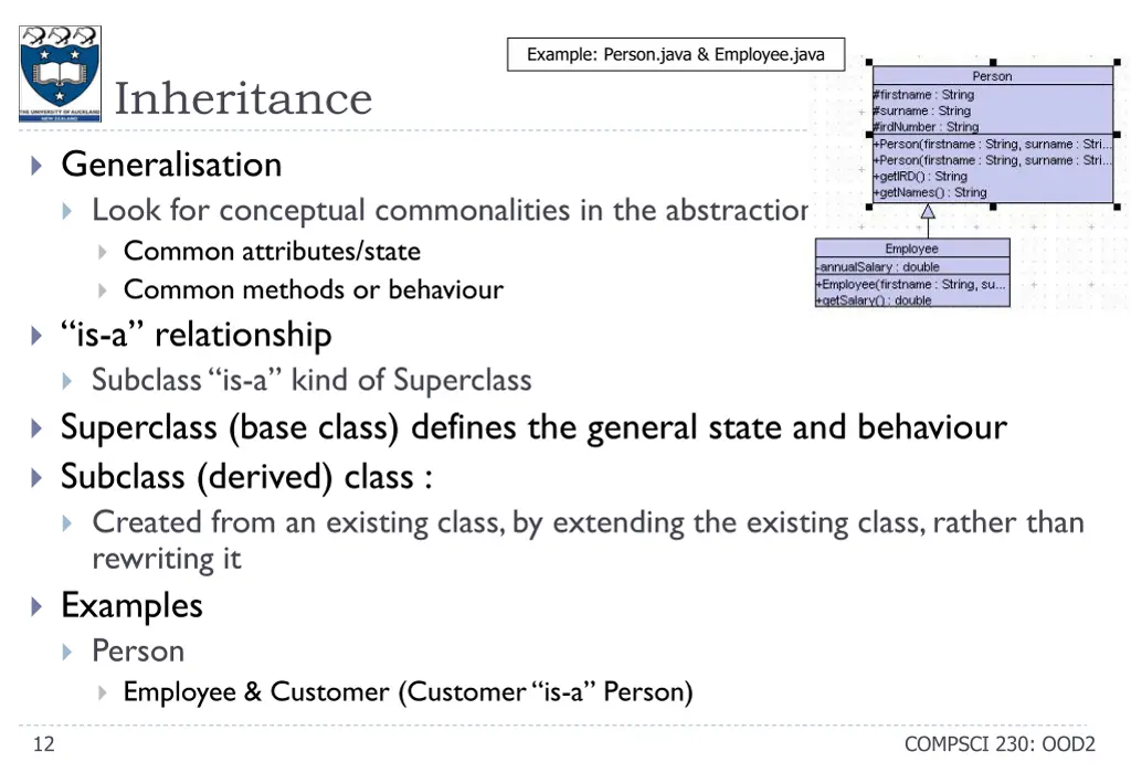 example person java employee java