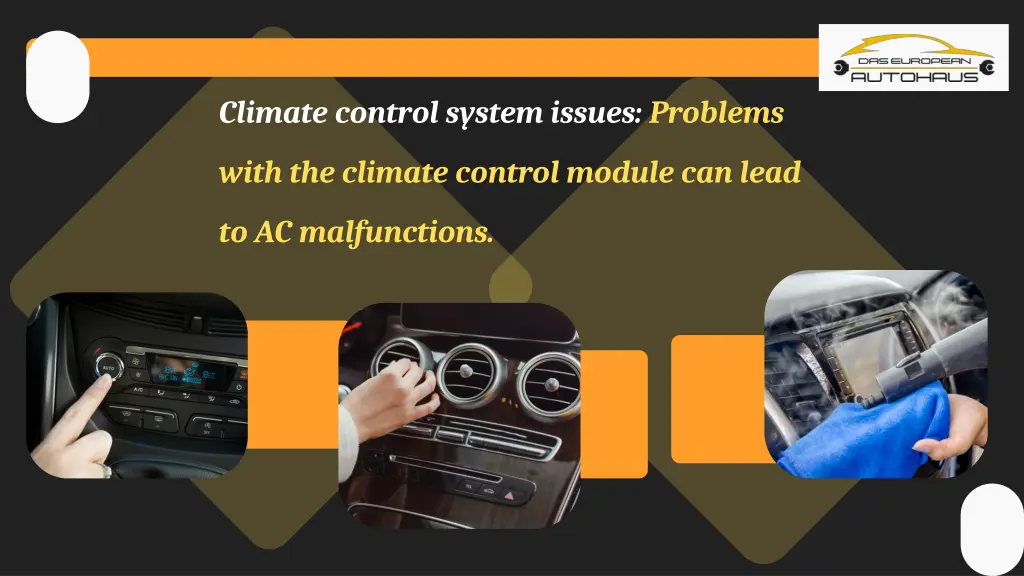 climate control system issues problems