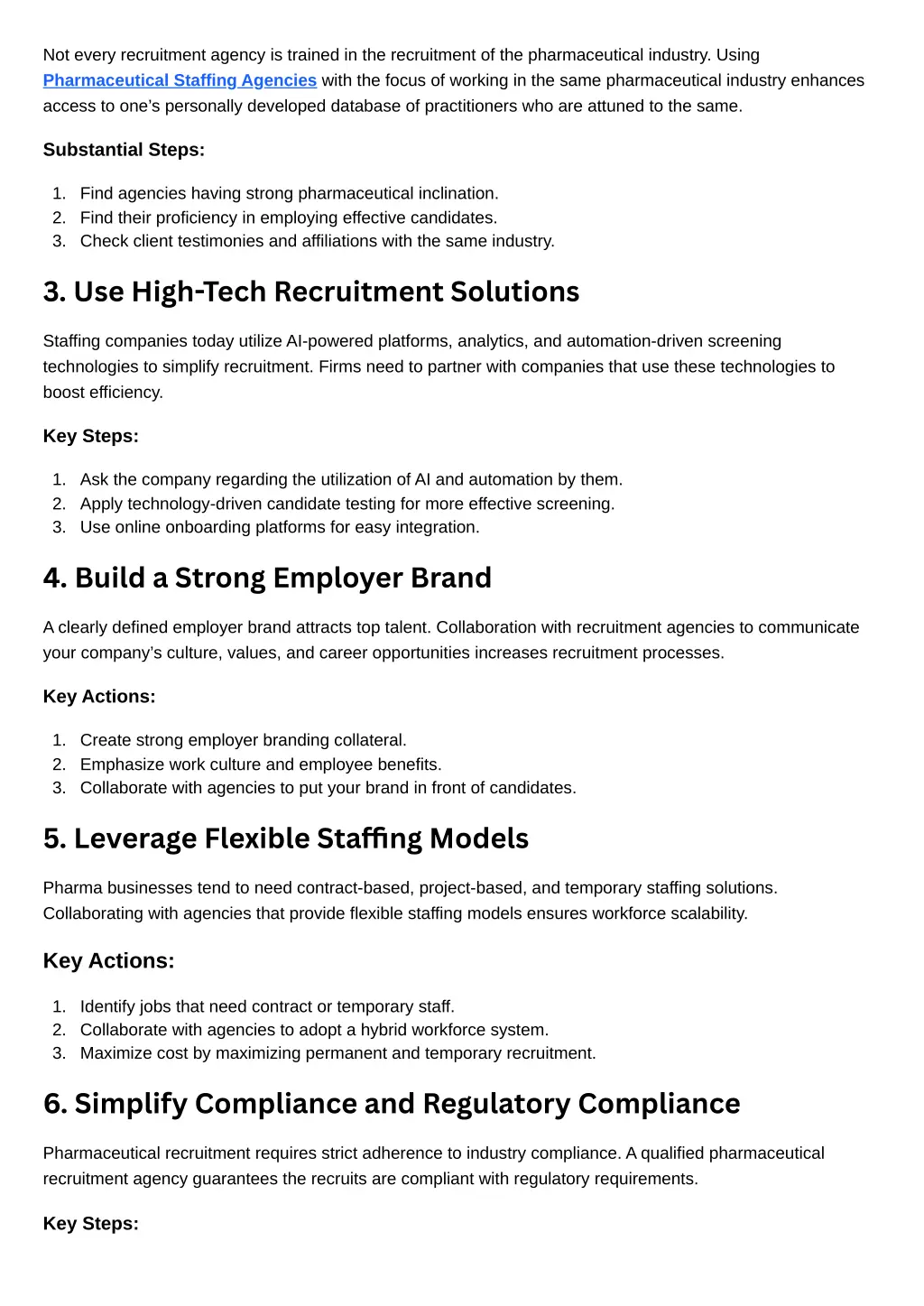 not every recruitment agency is trained