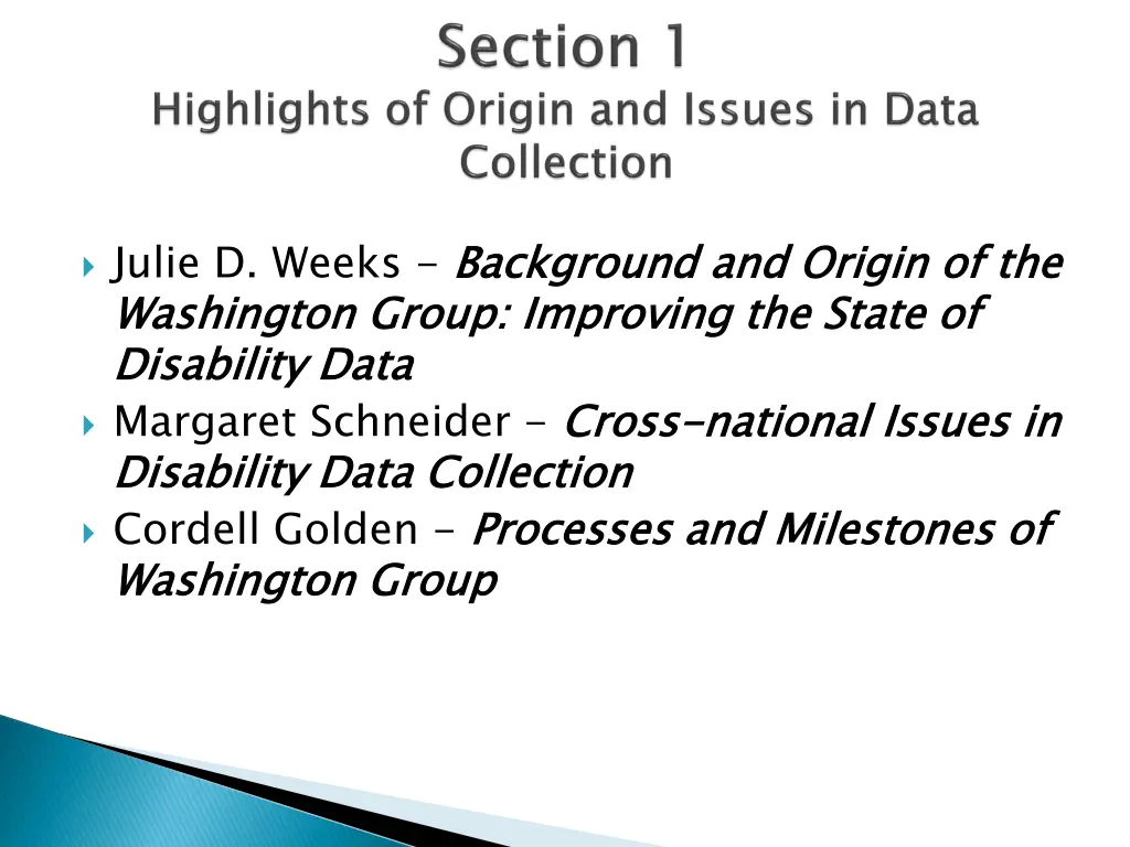 julie d weeks background and origin