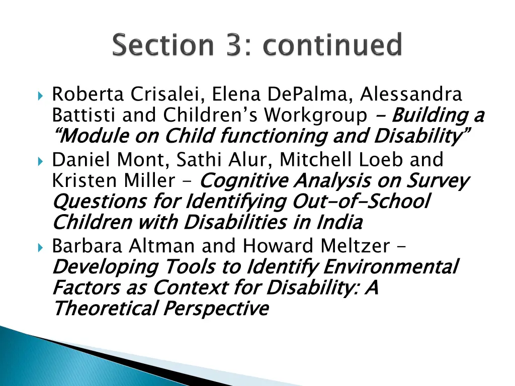 roberta crisalei elena depalma alessandra