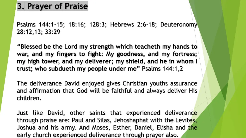 3 prayer of praise