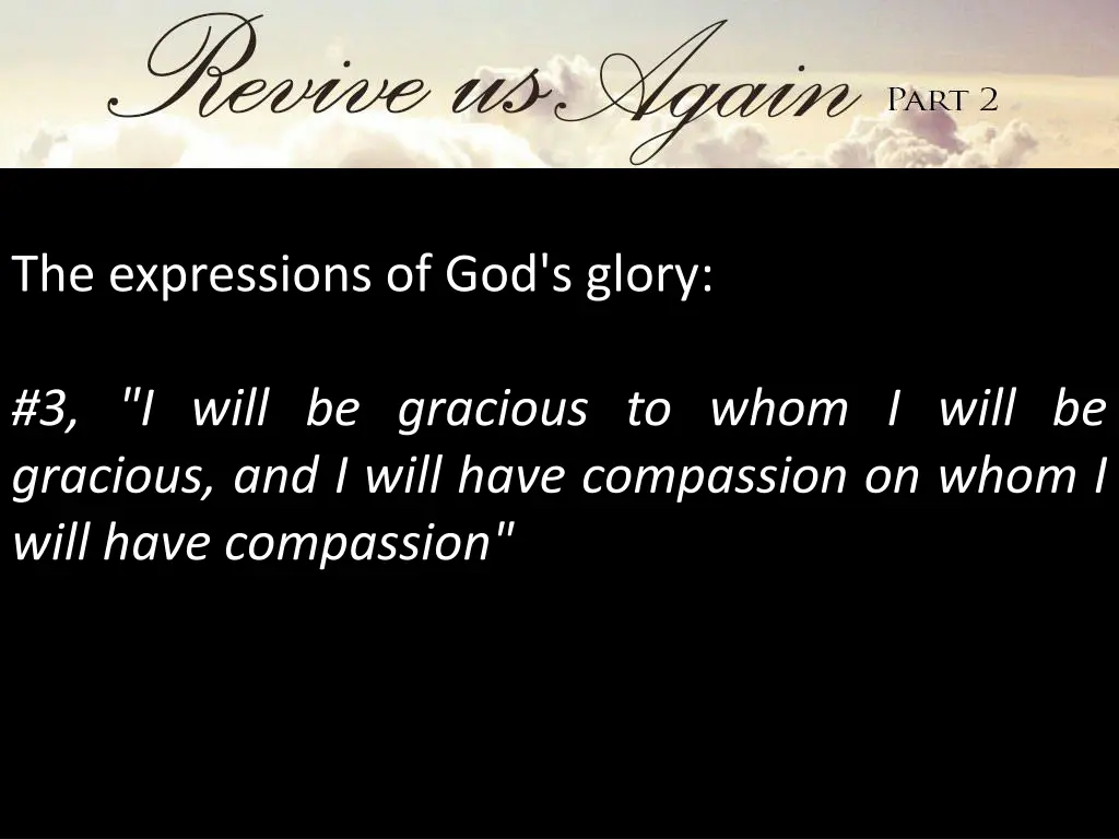 the expressions of god s glory 2