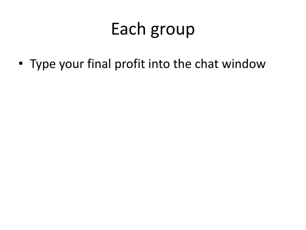 each group