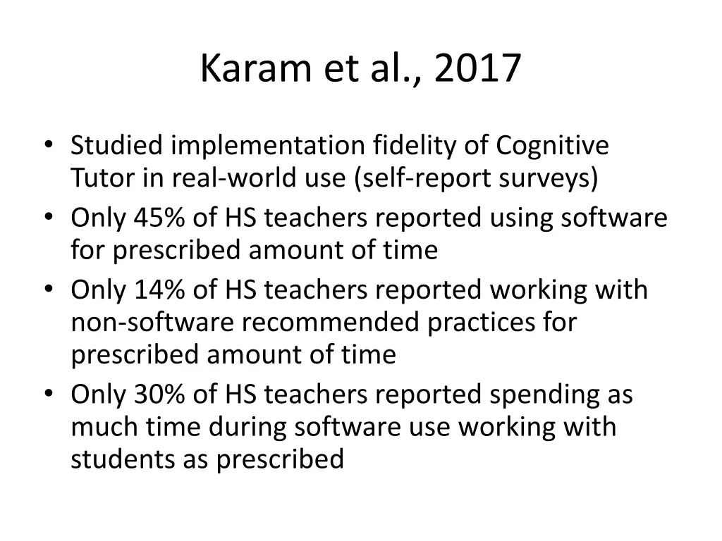 karam et al 2017