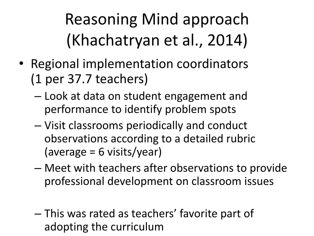reasoning mind approach khachatryan et al 2014