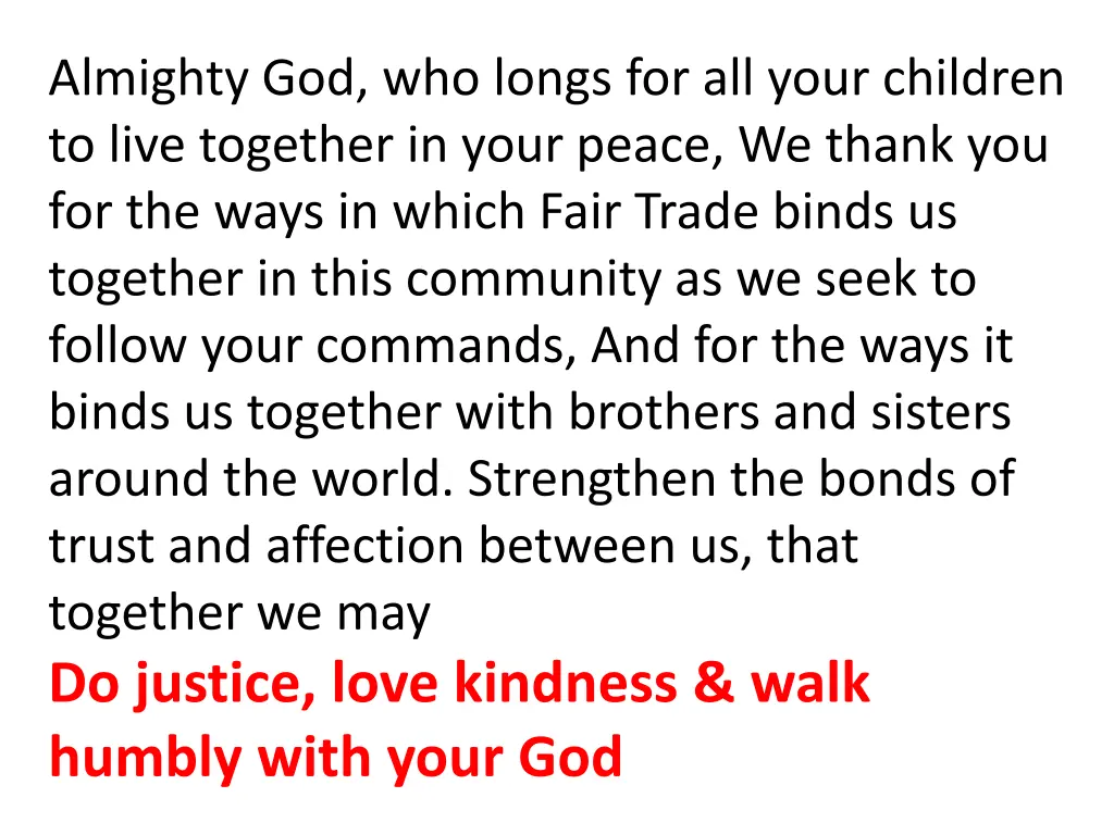 almighty god who longs for all your children
