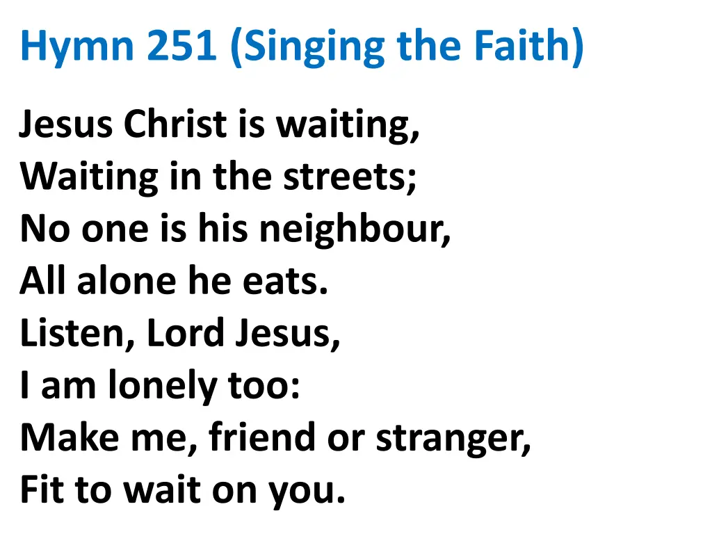 hymn 251 singing the faith