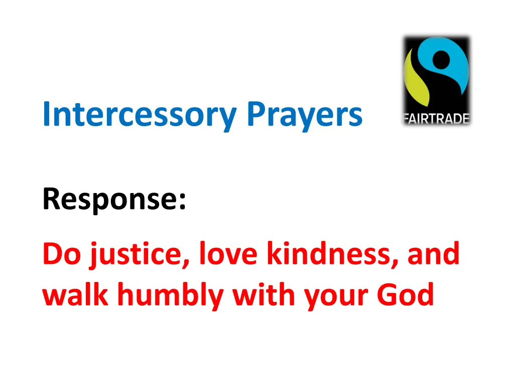 intercessory prayers