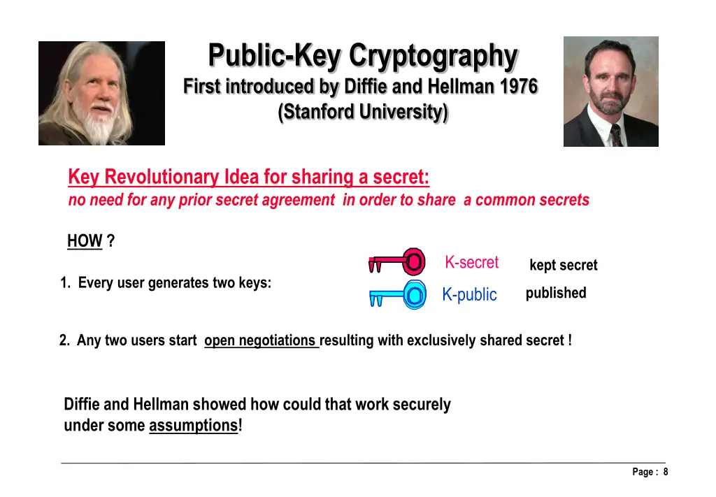 public key cryptography first introduced