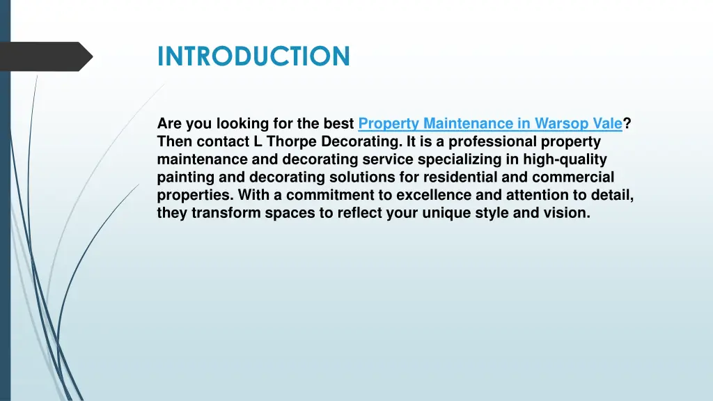 introduction