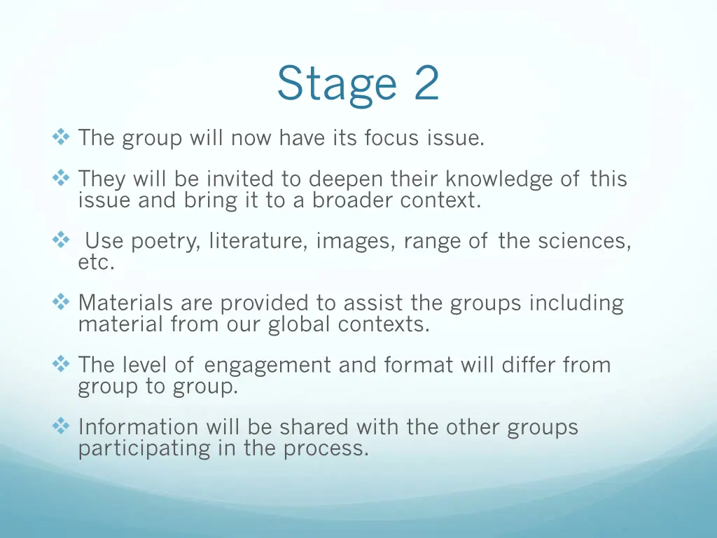 stage 2