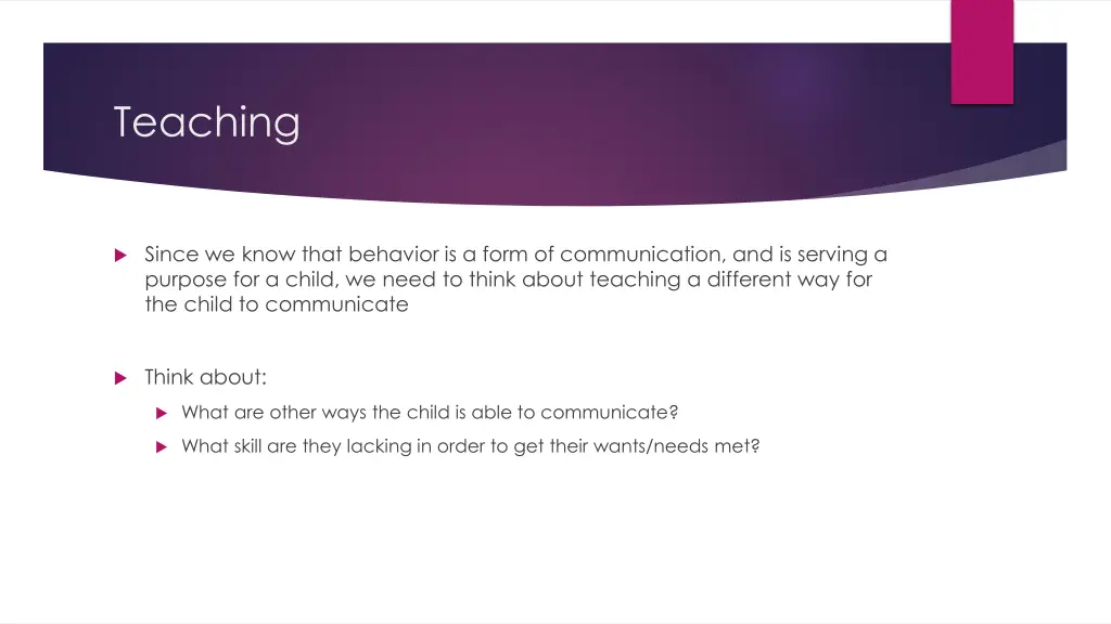 teaching