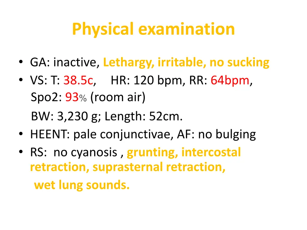 physical examination