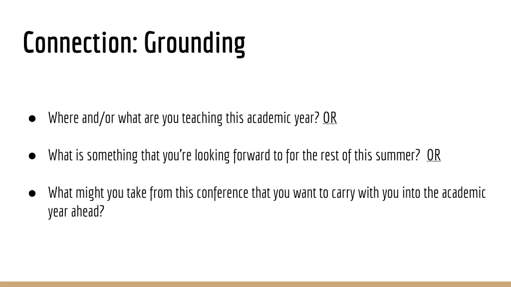 connection grounding