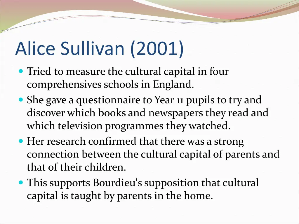 alice sullivan 2001