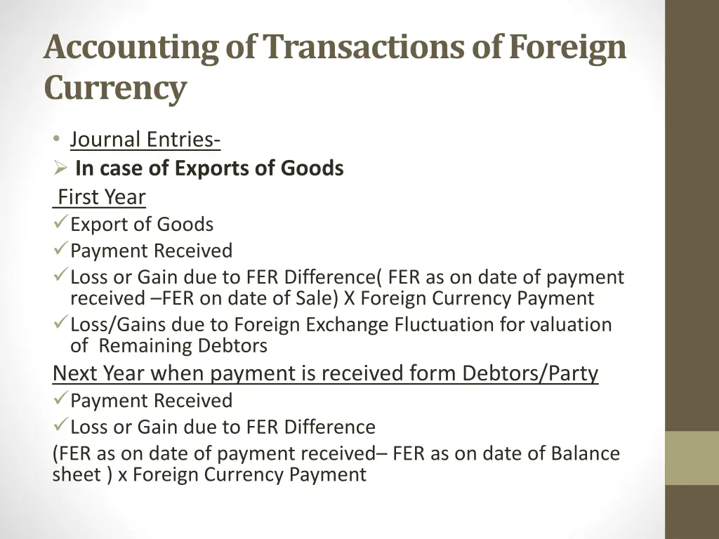 accounting of transactions of foreign currency 3