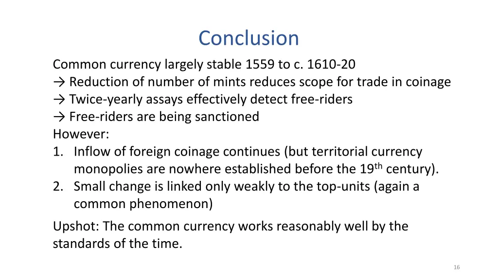 conclusion