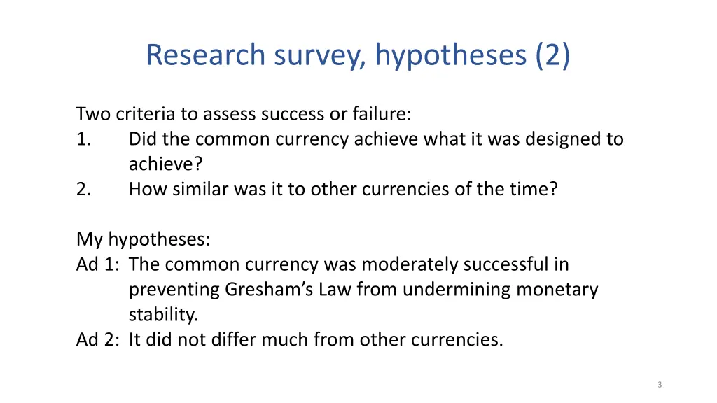 research survey hypotheses 2