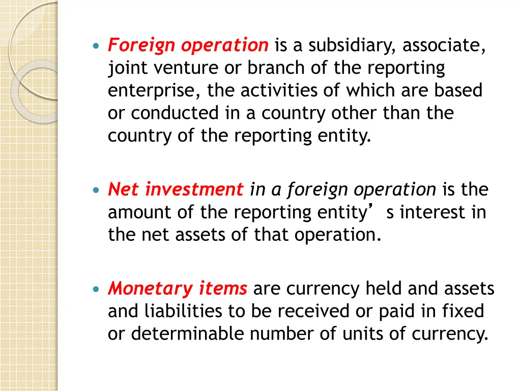 foreign operation is a subsidiary associate joint