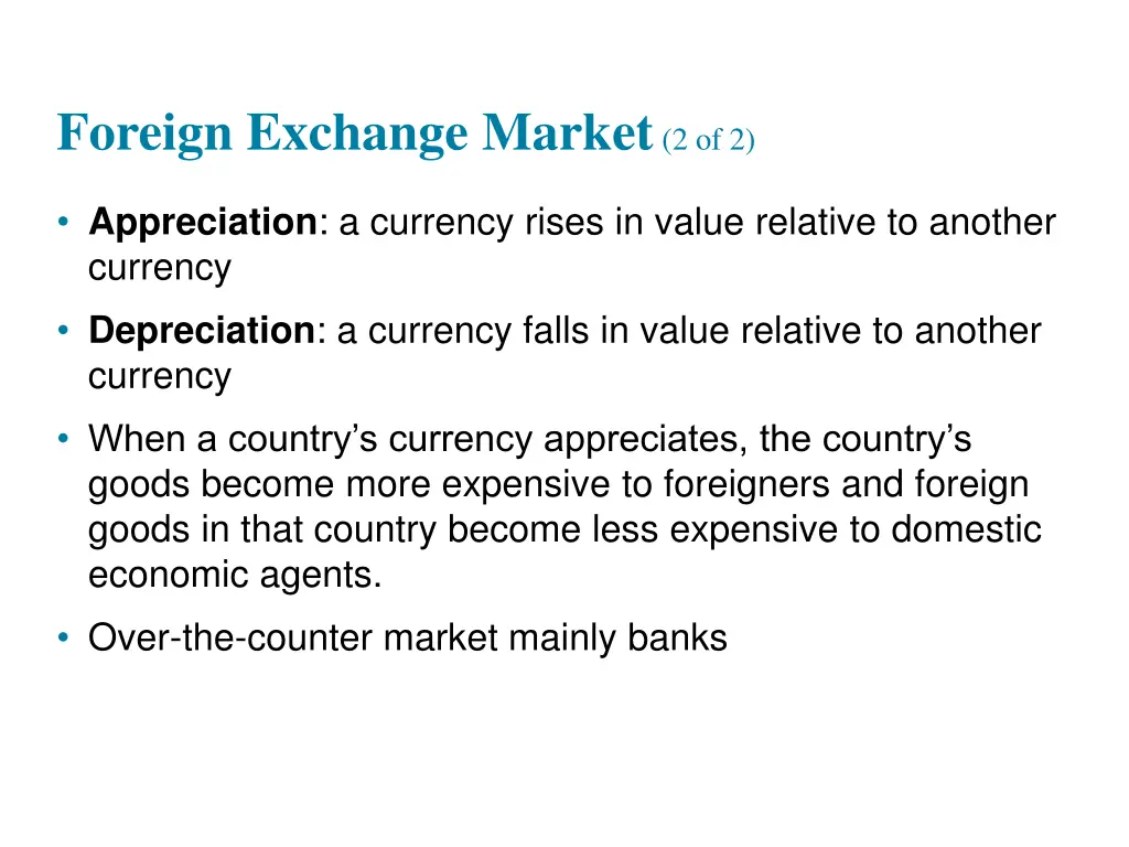 foreign exchange market 2 of 2