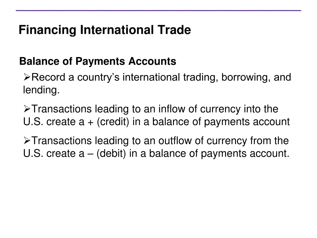 financing international trade