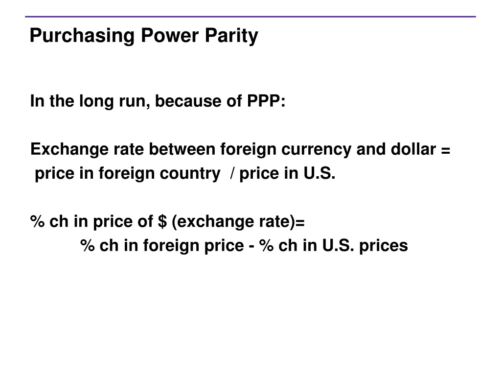 purchasing power parity 2