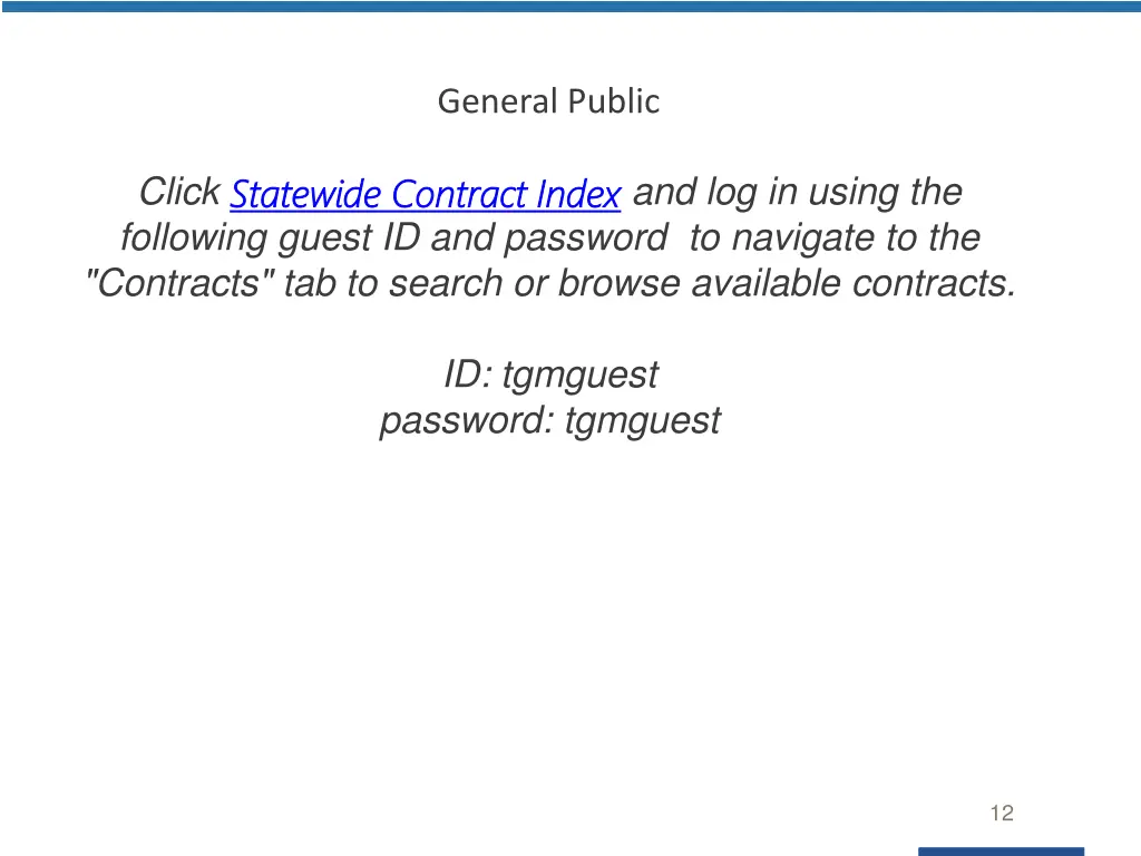 general public