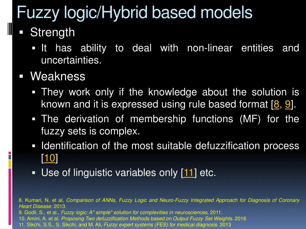 fuzzy logic hybrid based models strength