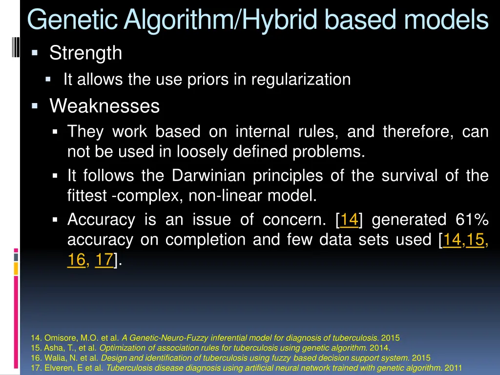 genetic algorithm hybrid based models strength