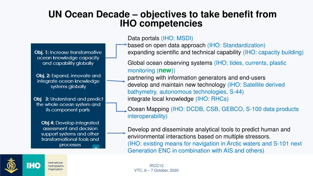 un ocean decade objectives to take benefit from