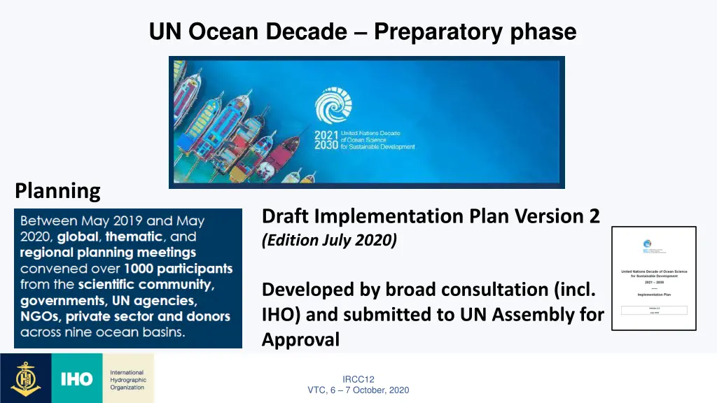 un ocean decade preparatory phase