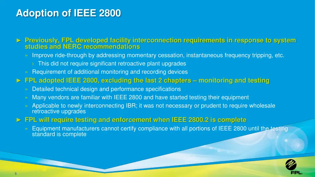 adoption of ieee 2800