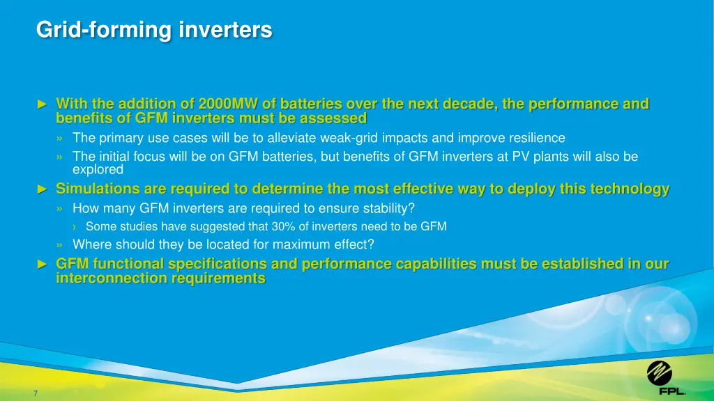 grid forming inverters