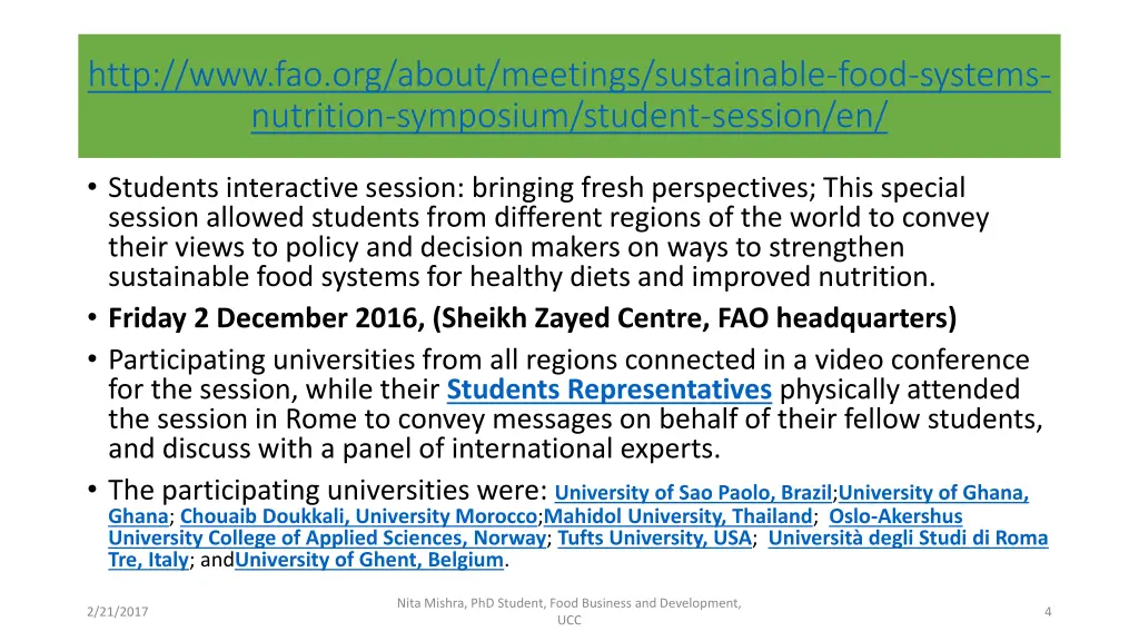 http www fao org about meetings sustainable food