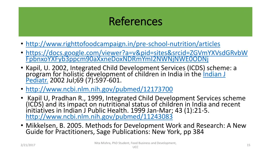 references references