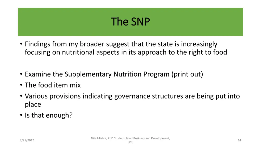 the snp the snp