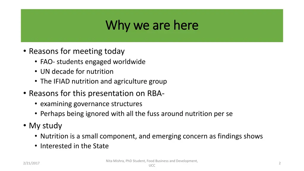 why we are here why we are here