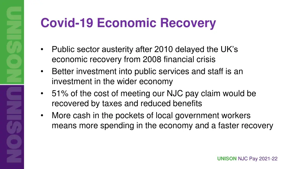 covid 19 economic recovery