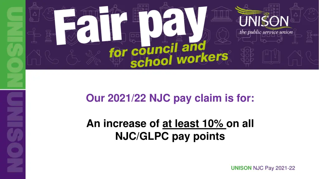 our 2021 22 njc pay claim is for
