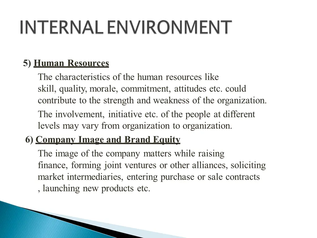 5 human resources the characteristics