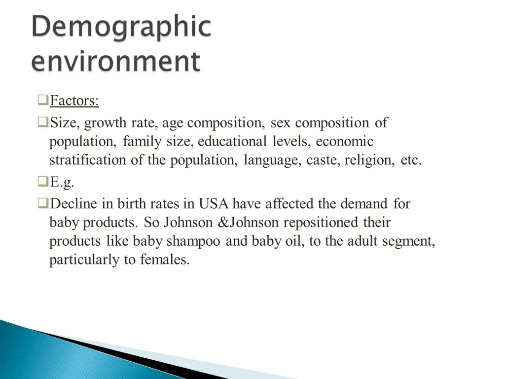 factors size growth rate age composition