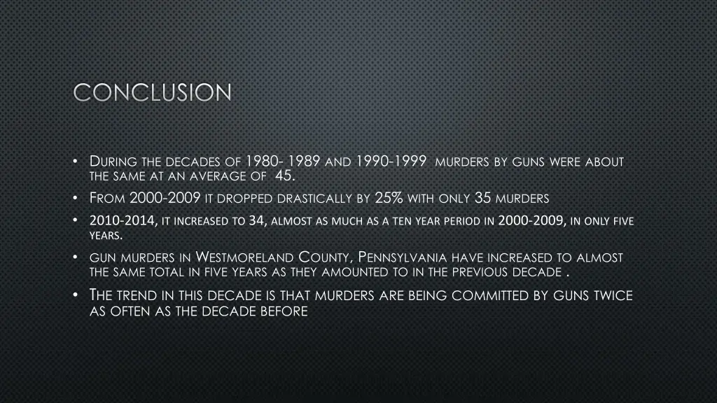 conclusion