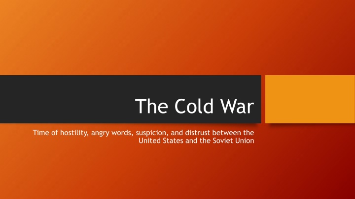 the cold war